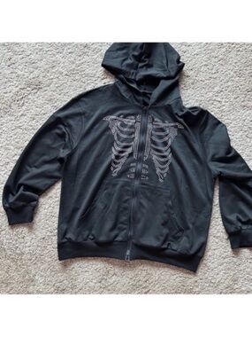 Women’s Black Zip Up Jacket